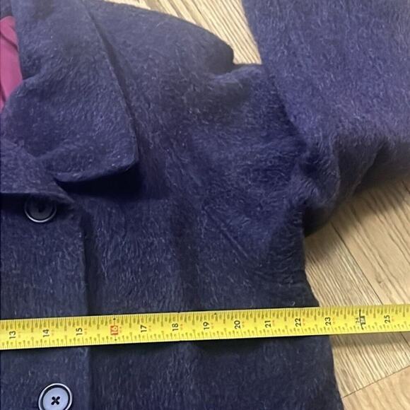 VTG PAVILION PETITE LINED DOUBLE BREASTED 100%‎ PEA COAT SIZE L - Picture 7 of 7